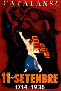 Catalans!.. 11 de setembre  1714-1938 (плакат Испанской республики, 1938 г.)