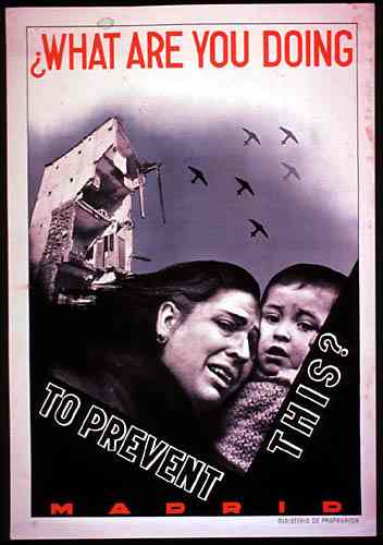 ¿What are you doing to prevent this? (плакат Испанской республики, 1936-37 гг.)