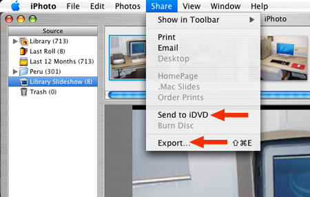using share command