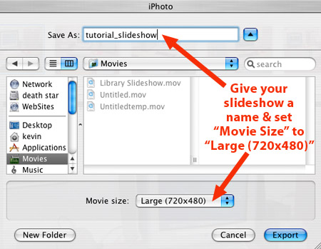 outputting quicktime window
