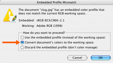 profile mismatch
