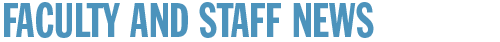 Faculty News