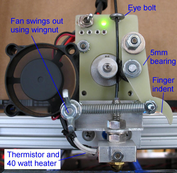 3D printer extruder