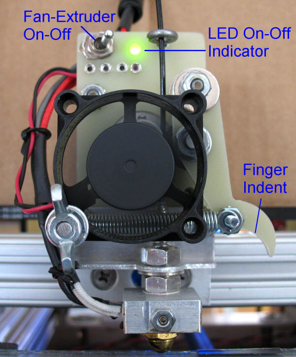 3D printer extruder