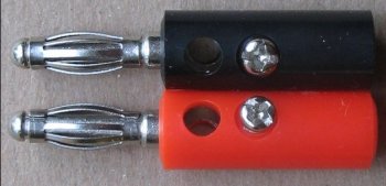 single banana plugs