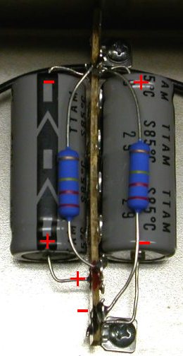 Fender Filter caps