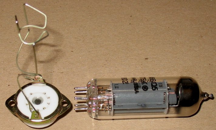 EL84 tube and tube spring