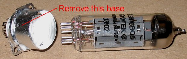EL84 tube and tube socket