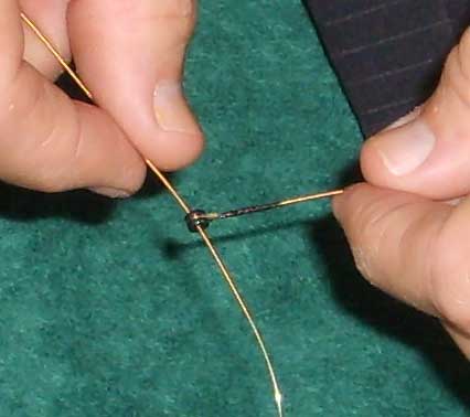 Guitar string for esraj (step 2)