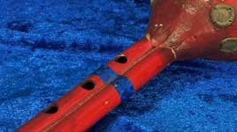 Joint bet­ween reeds and gourd