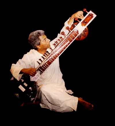 Tuning the sitar