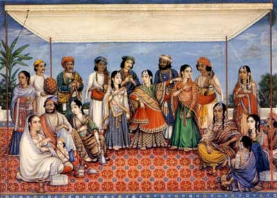 Delhi Tawaifs circa 1830