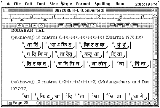 Screenshot of author's Macintosh
