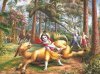 Sri Krishna killing ass-demons