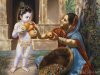 Sri Krishna and fruit-seller