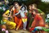 Sri Krishna and gopis