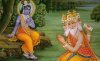 Sri Krishna humbling Lord Brahma