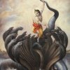 Sri Krishna subduing serpent Kaliya