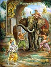Sri Krishna killing Kuvalayapida
