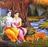 Sri Rama in Chitrakoota forest