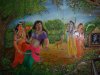 Sri Rama encountering Shurpanakha