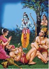 Sri Rama slays Bali