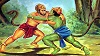 Sugreeva and Vali fighting