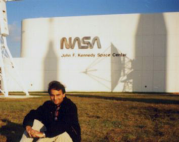 Rajan P. Parrikar at Cape Canaveral, Florida (1989)