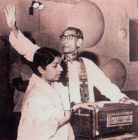 Lata Mangeshkar and S.D. Burman