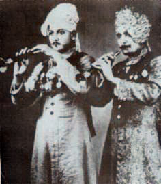Bismillah Khan with brother Shamsuddin Bismillah Khan with brother Shamsuddin