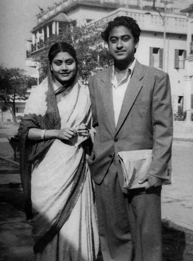 With first wife Ruma Devi in Kolkota