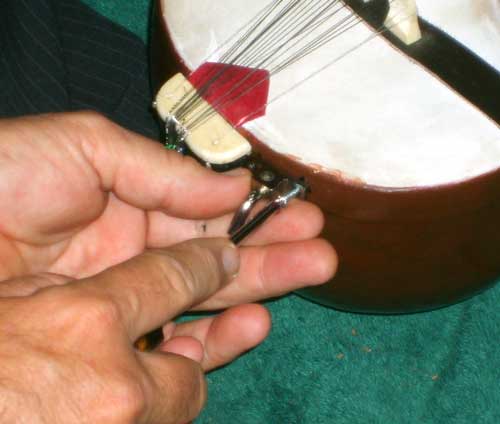 mount the bracket with screws