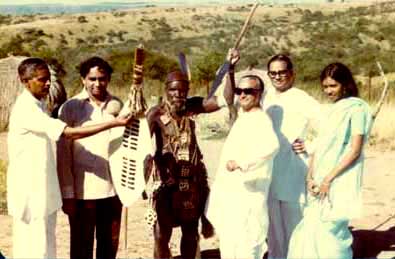 Chandrakantha and party in South Africa