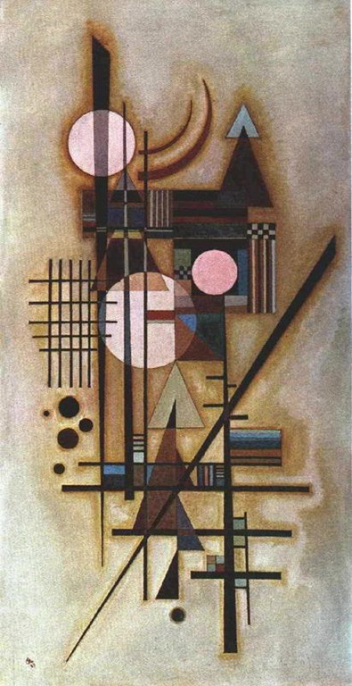 Василий Кандинский. Живопись. Смягченная конструкция. 1927 год Василий Кандинский. Живопись. Смягченная конструкция. 1927 год