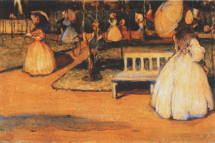 Василий Кандинский. Живопись. Прозрачный воздух. 1901 год Василий Кандинский. Живопись. Прозрачный воздух. 1901 год